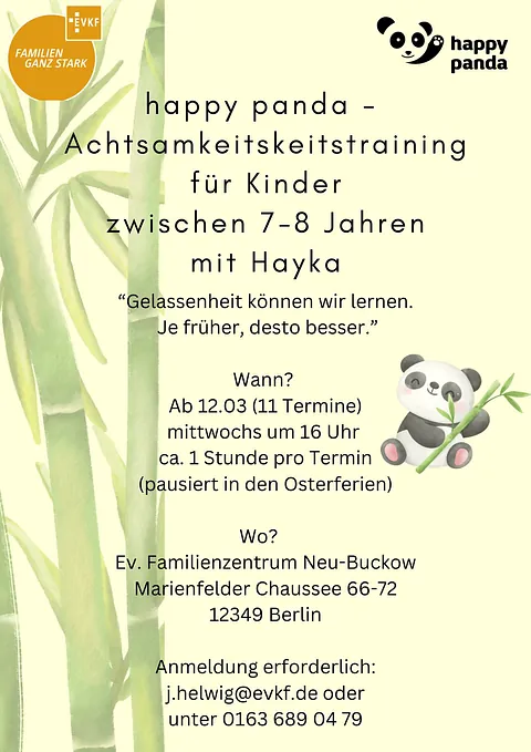 happy panda - Achtsamkeitstraining